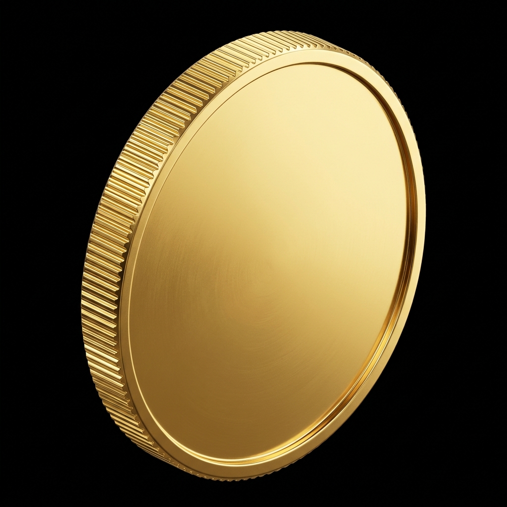 Isometric 3D Gold Coin